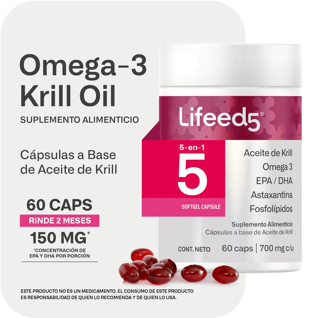 Omega 3 de Aceite de Krill Antártico y Astaxantina