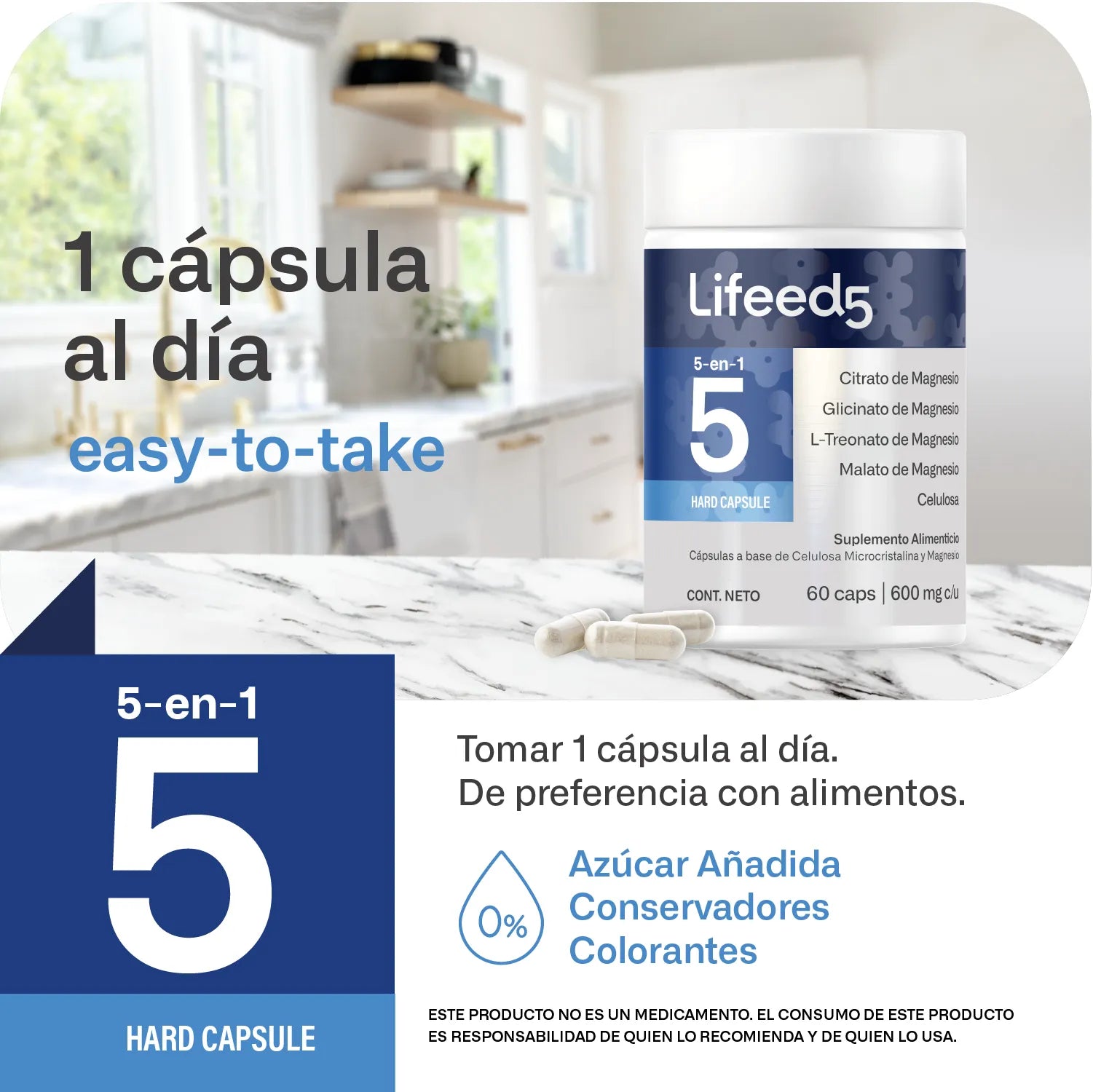Magnesio Blend 5 tipos