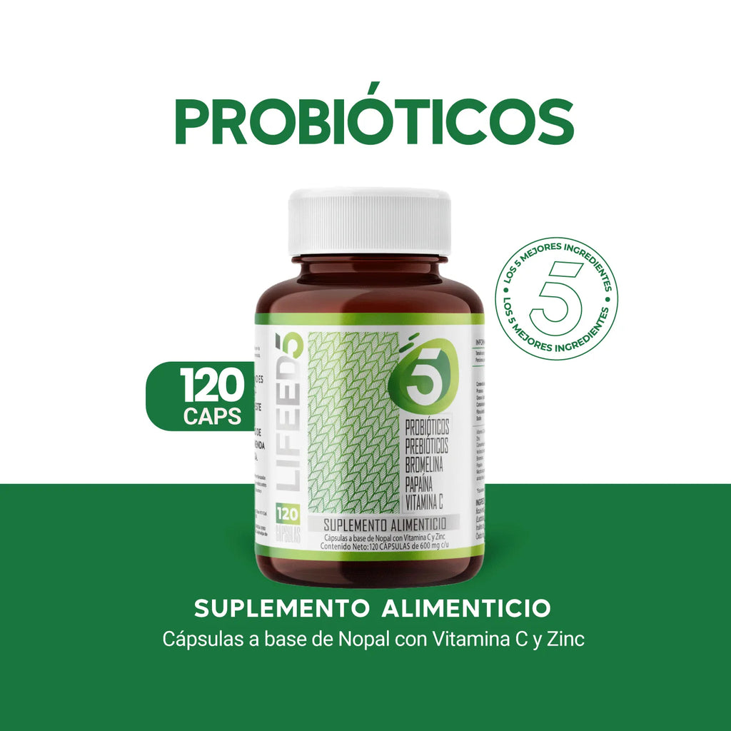 Enzimas Digestivas con Probióticos y Prebióticos