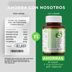 Enzimas Digestivas con Probióticos y Prebióticos