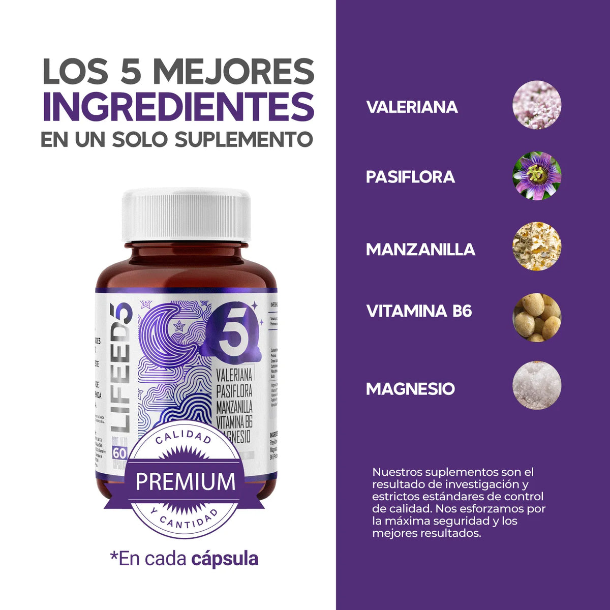 Sleep | Magnesio, Valeriana, Pasiflora