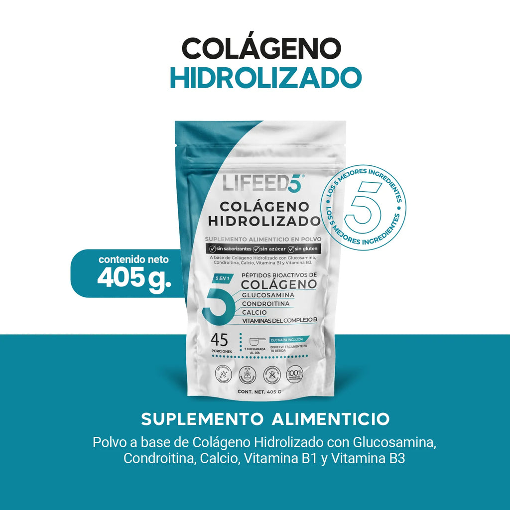 Colágeno Hidrolizado en Polvo con Glucosamina