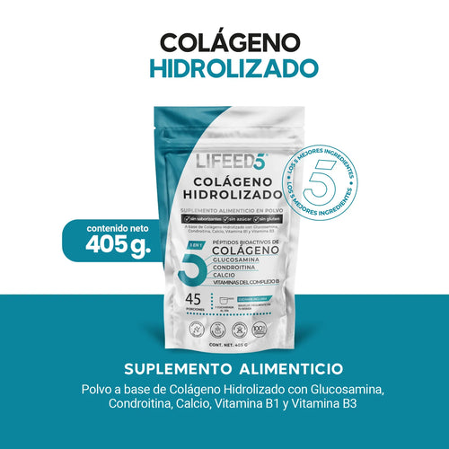 Colágeno Hidrolizado en Polvo con Glucosamina