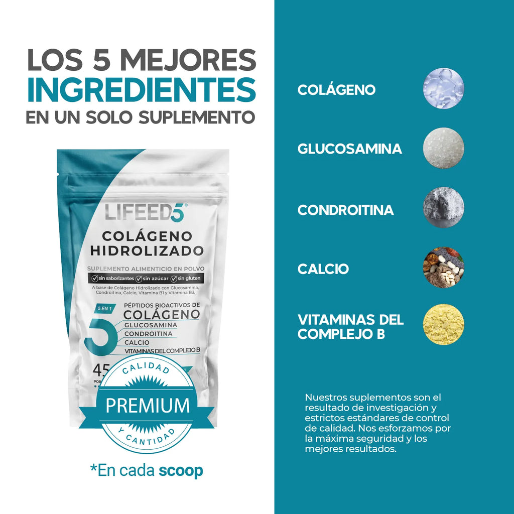 Colágeno Hidrolizado en Polvo con Glucosamina