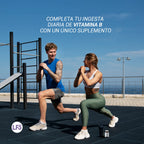 Complejo B | Vitaminas B1, B2, B3, B5, B6, B12